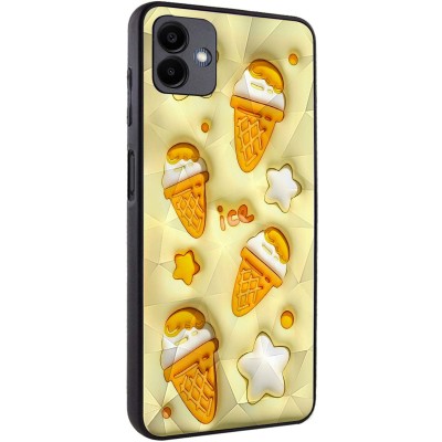 TPU+PC чохол Prisma Fluffie для Samsung Galaxy A06 Ice