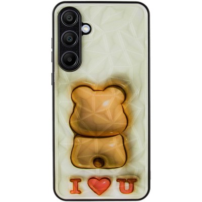 TPU+PC чохол Prisma Fluffie для Samsung Galaxy A35 Bear TPU+PC чохол Prisma Fluffie для Samsung Galaxy A35 Bear