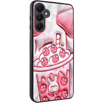 TPU+PC чохол Prisma Fluffie для Samsung Galaxy A35 Strawberry