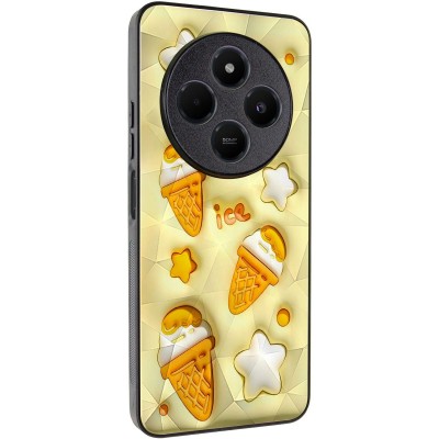 TPU+PC чохол Prisma Fluffie для Xiaomi Redmi 14C / Poco C75 Ice