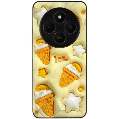 TPU+PC чохол Prisma Fluffie для Xiaomi Redmi 14C / Poco C75 Ice