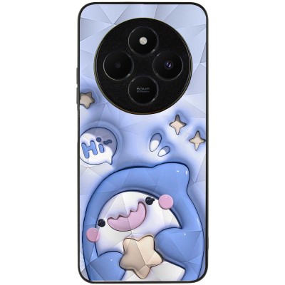 TPU+PC чохол Prisma Fluffie для Xiaomi Redmi 14C / Poco C75 Shark