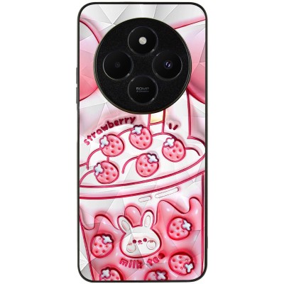 TPU+PC чохол Prisma Fluffie для Xiaomi Redmi 14C / Poco C75 Strawberry TPU+PC чохол Prisma Fluffie для Xiaomi Redmi 14C / Poco C75 Strawberry