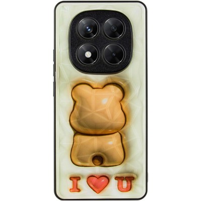 TPU+PC чохол Prisma Fluffie для Xiaomi Redmi Note 14 Pro 5G Bear TPU+PC чохол Prisma Fluffie для Xiaomi Redmi Note 14 Pro 5G Bear