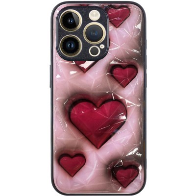 TPU+PC чохол Prisma Plushie для Apple iPhone 16 Pro (6.3") Hearts TPU+PC чохол Prisma Plushie для Apple iPhone 16 Pro (6.3") Hearts