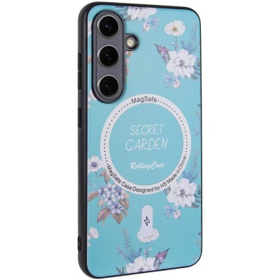 TPU+PC чохол Secret Garden with MagFit для Samsung Galaxy S24 Mint TPU+PC чохол Secret Garden with MagFit для Samsung Galaxy S24 Mint