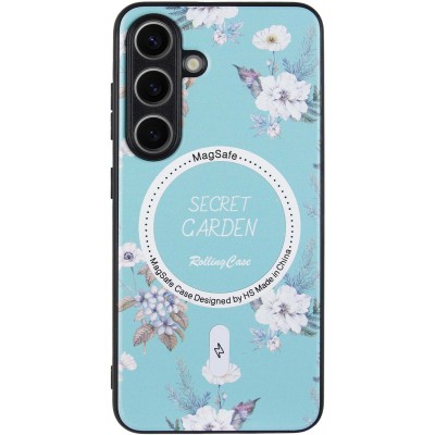 TPU+PC чохол Secret Garden with MagFit для Samsung Galaxy S24 Mint TPU+PC чохол Secret Garden with MagFit для Samsung Galaxy S24 Mint