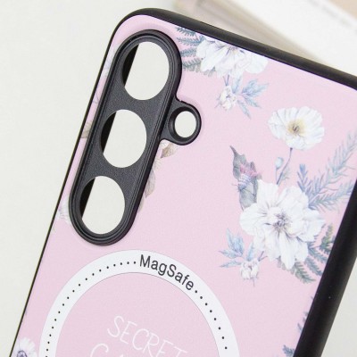 TPU+PC чохол Secret Garden with MagFit для Samsung Galaxy S24 Pink