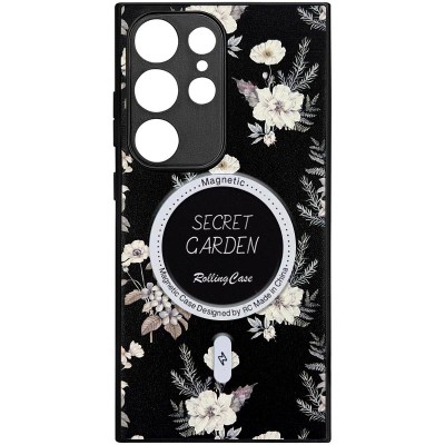 TPU+PC чохол Secret Garden with MagFit для Samsung Galaxy S24 Ultra Black TPU+PC чохол Secret Garden with MagFit для Samsung Galaxy S24 Ultra Black