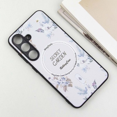 TPU+PC чохол Secret Garden with MagFit для Samsung Galaxy S24 White TPU+PC чохол Secret Garden with MagFit для Samsung Galaxy S24 White