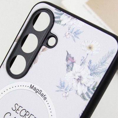 TPU+PC чохол Secret Garden with MagFit для Samsung Galaxy S24 White TPU+PC чохол Secret Garden with MagFit для Samsung Galaxy S24 White