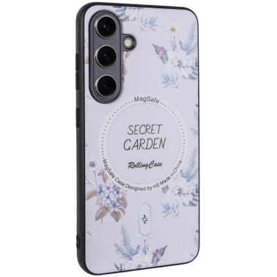 TPU+PC чохол Secret Garden with MagFit для Samsung Galaxy S24+ White TPU+PC чохол Secret Garden with MagFit для Samsung Galaxy S24+ White