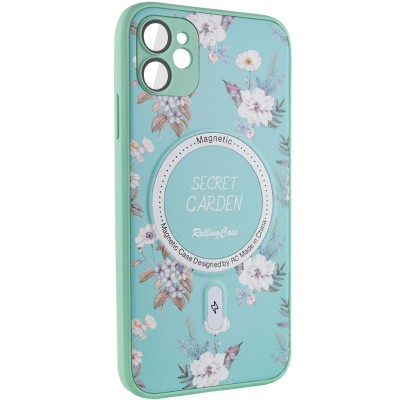 TPU+PC чохол Secret Garden with MagSafe для Apple iPhone 12 (6.1") Mint TPU+PC чохол Secret Garden with MagSafe для Apple iPhone 12 (6.1") Mint