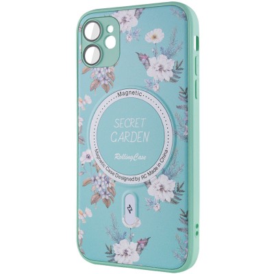 TPU+PC чохол Secret Garden with MagSafe для Apple iPhone 12 (6.1") Mint TPU+PC чохол Secret Garden with MagSafe для Apple iPhone 12 (6.1") Mint