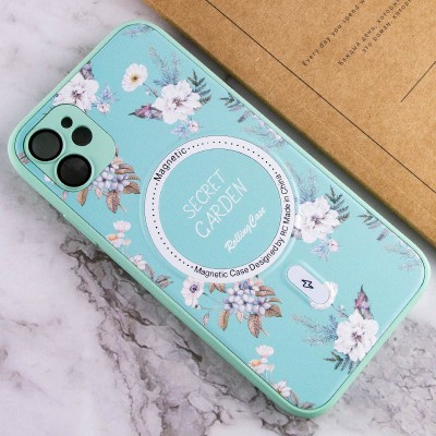 TPU+PC чохол Secret Garden with MagSafe для Apple iPhone 12 (6.1") Mint TPU+PC чохол Secret Garden with MagSafe для Apple iPhone 12 (6.1") Mint
