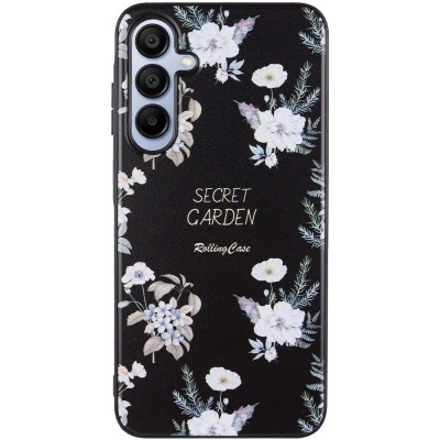 TPU+PC чохол Secret Garden для Samsung Galaxy A15 4G/5G Black TPU+PC чохол Secret Garden для Samsung Galaxy A15 4G/5G Black