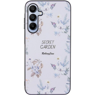 TPU+PC чохол Secret Garden для Samsung Galaxy A15 4G/5G White TPU+PC чохол Secret Garden для Samsung Galaxy A15 4G/5G White