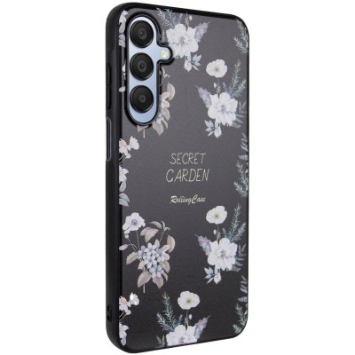 TPU+PC чохол Secret Garden для Samsung Galaxy A25 5G Black