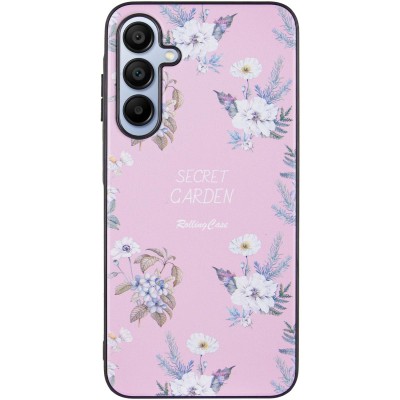 TPU+PC чохол Secret Garden для Samsung Galaxy A25 5G Pink