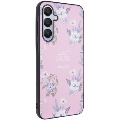 TPU+PC чохол Secret Garden для Samsung Galaxy A56 5G Pink