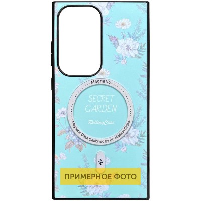 TPU+PC чохол Soft Secret Garden with MagFit для Samsung Galaxy S25 Mint TPU+PC чохол Soft Secret Garden with MagFit для Samsung Galaxy S25 Mint