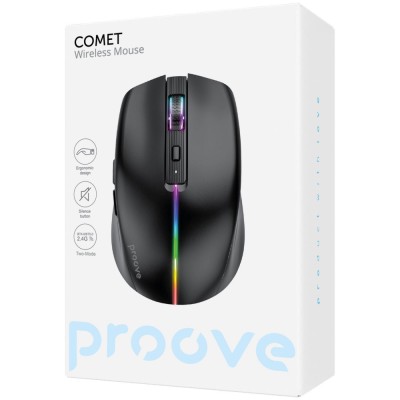 Бездротова Миша Proove Comet (WMCM00022001) black