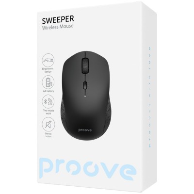 Бездротова Миша Proove Sweeper (WMSW00011002) white