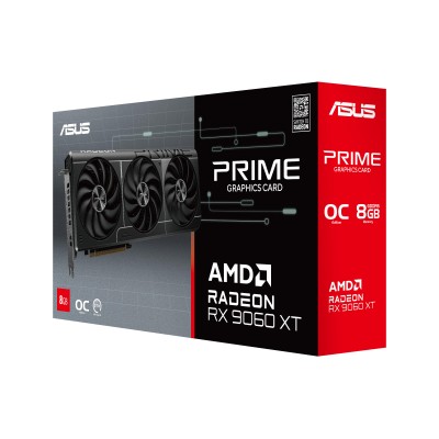 Вiдеокарта ASUS Radeon RX 9060 XT 8GB GDDR6 OC PRIME-RX9060XT-O8G (90YV0MI0-M0NA00) Вiдеокарта ASUS Radeon RX 9060 XT 8GB GDDR6 OC PRIME-RX9060XT-O8G (90YV0MI0-M0NA00)