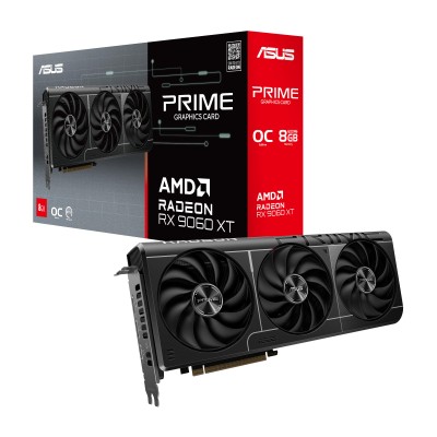 Вiдеокарта ASUS Radeon RX 9060 XT 8GB GDDR6 OC PRIME-RX9060XT-O8G (90YV0MI0-M0NA00) Вiдеокарта ASUS Radeon RX 9060 XT 8GB GDDR6 OC PRIME-RX9060XT-O8G (90YV0MI0-M0NA00)