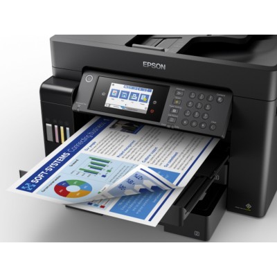 БФП ink color A3 Epson EcoTank L15160 32_32 ppm Fax DADF Duplex USB Ethernet Wi-Fi 4 inks Pigment (C11CH71404) БФП ink color A3 Epson EcoTank L15160 32_32 ppm Fax DADF Duplex USB Ethernet Wi-Fi 4 inks Pigment (C11CH71404)