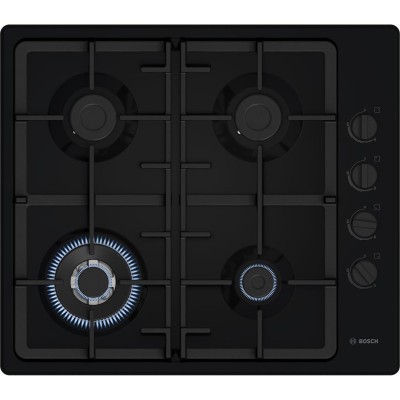 Варильна поверхня Bosch газова, 60см, чавун, WOK,чорний (PBH6C6K90R) Варильна поверхня Bosch газова, 60см, чавун, WOK,чорний (PBH6C6K90R)