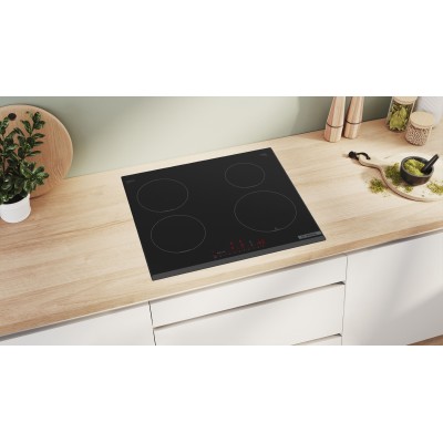 Варильна поверхня Bosch індукційна, 60см, розширена зона, сенсор смаження PerfectFry Plus, Home Connect, чорний (PIF651HC1E) Варильна поверхня Bosch індукційна, 60см, розширена зона, сенсор смаження PerfectFry Plus, Home Connect, чорний (PIF651HC1E)