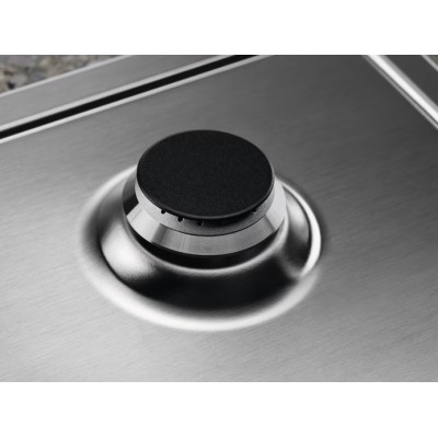 Варильна поверхня Electrolux газова, 75см, чавун, нерж (KGS75362XX)