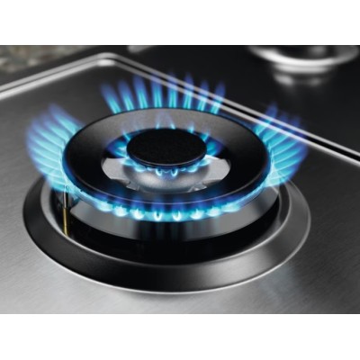 Варильна поверхня Electrolux газова, 75см, чавун, нерж (KGS75362XX)