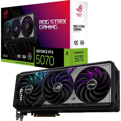 Відеокарта ASUS GeForce RTX 5070 12GB GDDR7 OC ROG-STRIX-RTX5070-O12G-GAMING (90YV0M80-M0NA00) Відеокарта ASUS GeForce RTX 5070 12GB GDDR7 OC ROG-STRIX-RTX5070-O12G-GAMING (90YV0M80-M0NA00)