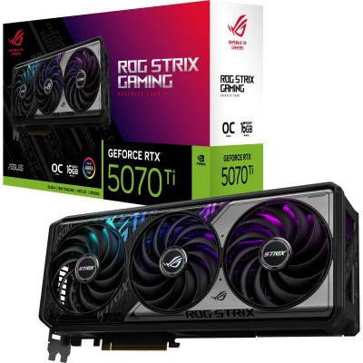 Відеокарта ASUS GeForce RTX 5070 TI 16GB GDDR7 OC ROG-STRIX-RTX5070TI-O16G-GAMING (90YV0M90-M0NA00)