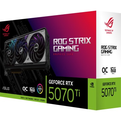 Відеокарта ASUS GeForce RTX 5070 TI 16GB GDDR7 OC ROG-STRIX-RTX5070TI-O16G-GAMING (90YV0M90-M0NA00)