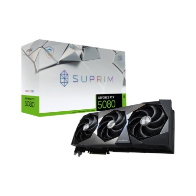 Відеокарта PCIE16 RTX5080 16GB GDDR7 RTX 5080 16G SUPRIM SOC MSI Відеокарта PCIE16 RTX5080 16GB GDDR7 RTX 5080 16G SUPRIM SOC MSI