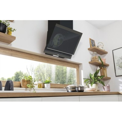 Витяжка Gorenje похила, 60см, 639м.куб/год, чорний (WHI649B21S)