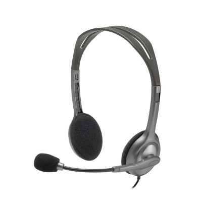 Гарнітура LOGITECH STEREO H111 GREY 981-000593 Гарнітура LOGITECH STEREO H111 GREY 981-000593