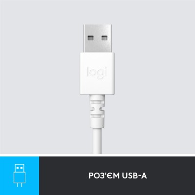 гарнітура LOGITECH USB H390 White (981-001286) гарнітура LOGITECH USB H390 White (981-001286)