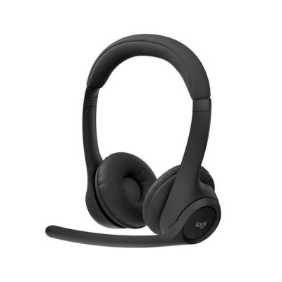 Головні бездротові навушники накладні з вбудованим мікрофоном LOGITECH Zone 305 - MIDNIGHT BLACK - 2.4GHZ/BT - PLUGC - EMEA28-93 Головні бездротові навушники накладні з вбудованим мікрофоном LOGITECH Zone 305 - MIDNIGHT BLACK - 2.4GHZ/BT - PLUGC - EMEA28-93