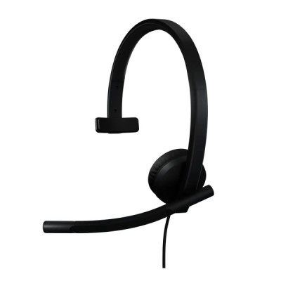 Головні дротові навушники накладні з вбудованим мікрофоном LOGITECH H570e Corded Stereo USB Headset (Teams version) - BLACK - EM Головні дротові навушники накладні з вбудованим мікрофоном LOGITECH H570e Corded Stereo USB Headset (Teams version) - BLACK - EM