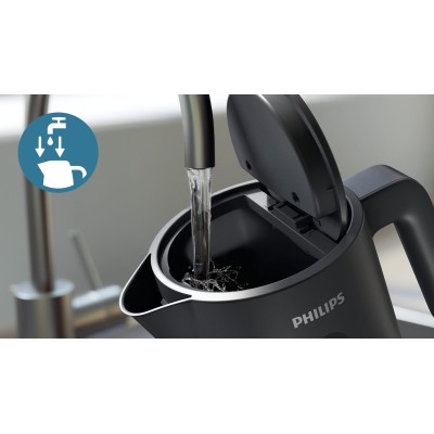 Електрочайник Philips Series 1000, Strix, пластик, мат, чорний (HD9314/90) Електрочайник Philips Series 1000, Strix, пластик, мат, чорний (HD9314/90)