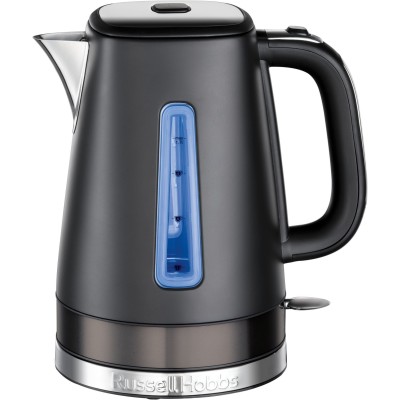 Електрочайник Russell Hobbs Matte Black 1.8л, Strix, метал, чорний (26140-70) Електрочайник Russell Hobbs Matte Black 1.8л, Strix, метал, чорний (26140-70)