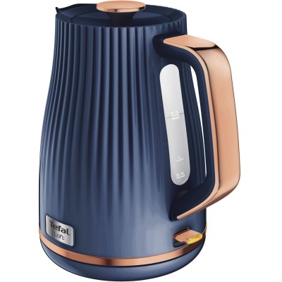 Електрочайник Tefal Loft 1.7л, Strix, пластик, синій (KO251430)