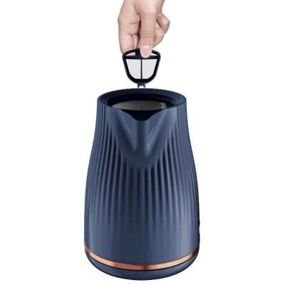 Електрочайник Tefal Loft 1.7л, Strix, пластик, синій (KO251430)