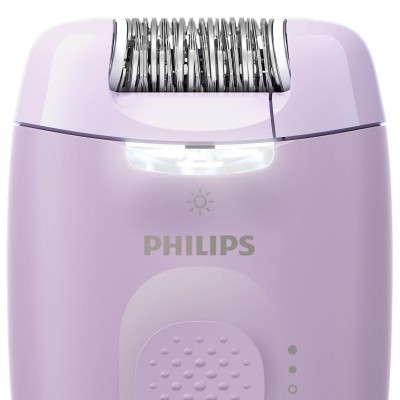 Епілятор Philips Series 2000 дисковий, від мережі, сух., насадок-3, з підсвіткою, фіолетовий (BRE257/00) Епілятор Philips Series 2000 дисковий, від мережі, сух., насадок-3, з підсвіткою, фіолетовий (BRE257/00)