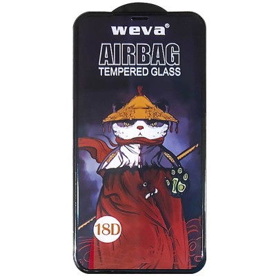 Захисне 2.5D скло Weva AirBag (тех.пак) для Apple iPhone 11 Pro Max / XS Max (6.5") Чорний Захисне 2.5D скло Weva AirBag (тех.пак) для Apple iPhone 11 Pro Max / XS Max (6.5") Чорний