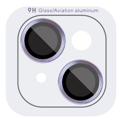 Захисне скло Metal Classic на камеру (у упак.) для Apple iPhone 14 (6.1") / 14 Plus (6.7") Блакитний / Light Blue Захисне скло Metal Classic на камеру (у упак.) для Apple iPhone 14 (6.1") / 14 Plus (6.7") Блакитний / Light Blue